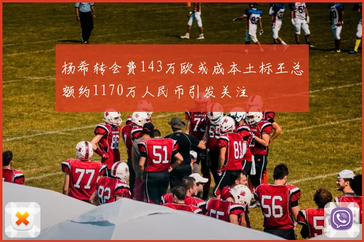 杨希转会费143万欧或成本土标王总额约1170万人民币引发关注